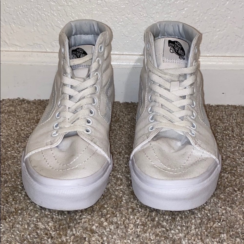 White High Top Vans